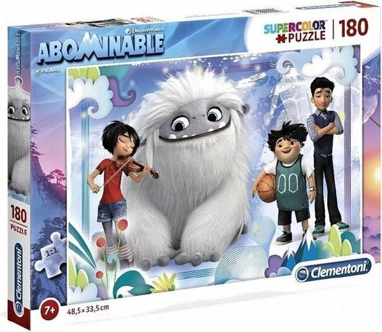 Clementoni Legpuzzel Abominable Junior Karton 180 Stukjes 1 Clementoni Legpuzzel Abominable Junior Karton 180 Stukjes