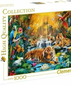 Clementoni Puzzel Mystic Tigers 1000 Stukjes 6 Clementoni Puzzel Mystic Tigers 1000 Stukjes -Goedkope puzzels winkel 550x486 3