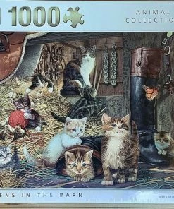 King Puzzel 1000 Stukjes - Puzzel Volwassenen - Katten Puzzel - 68x49 Cm