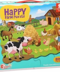 Clementoni Mega Puzzel Boerderij 208 Stukjes