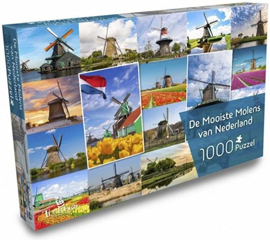 Tucker's Fun Factory De Mooiste Molens Van Nederland Puzzel - 1000 Stukjes 2 Tucker's Fun Factory De Mooiste Molens Van Nederland Puzzel - 1000 Stukjes - Afbeelding 2