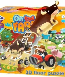Grafix Vloerpuzzel Boerderij 3D, 55st.