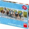 Dino Toys Dino Panorama Puzzel Camargo Paarden 150 Stukjes