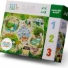 Crocodile Creek Vloer/zoekpuzzel 123 Dierentuin - 24 Stukjes