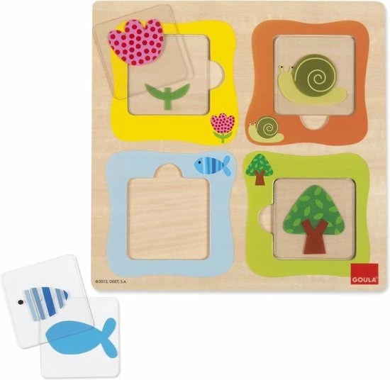 Goula Transparante Slangen Puzzel - Kinderpuzzel 1 Goula Transparante Slangen Puzzel - Kinderpuzzel