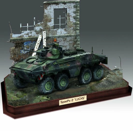 Revell 3d-puzzel Sppz2 Luchs 21,8 Cm 1:35 Groen 2 Revell 3d-puzzel Sppz2 Luchs 21,8 Cm 1:35 Groen - Afbeelding 2