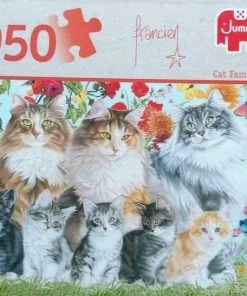 Jumbo Premium Collection Puzzel Francien Cat Family - Legpuzzel - 950 Stukjes