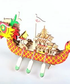 De Bouwplaats Bouwpakket 3D Puzzel Chinese Drakenboot Van Hout- Gekleurd 9 De Bouwplaats Bouwpakket 3D Puzzel Chinese Drakenboot Van Hout- Gekleurd -Goedkope puzzels winkel 550x547 4