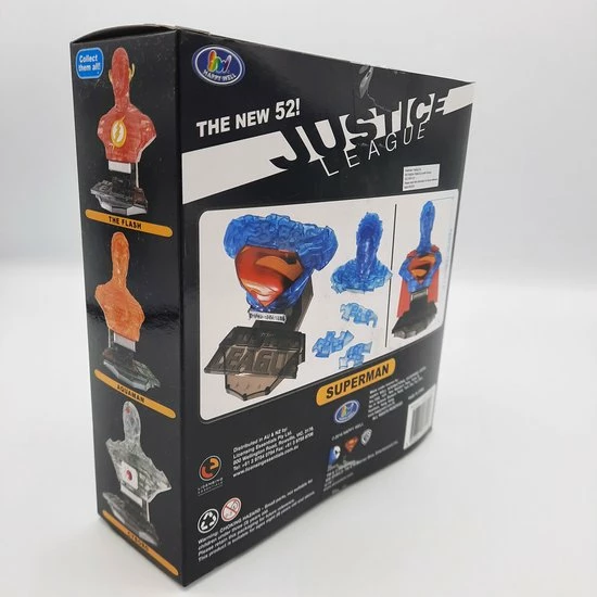 Happy Well DC COMICS - 3D Bust Puzzle - Superman (Cristal - 72 Puzzel Stukjes) 6 Happy Well DC COMICS - 3D Bust Puzzle - Superman (Cristal - 72 Puzzel Stukjes) - Afbeelding 6