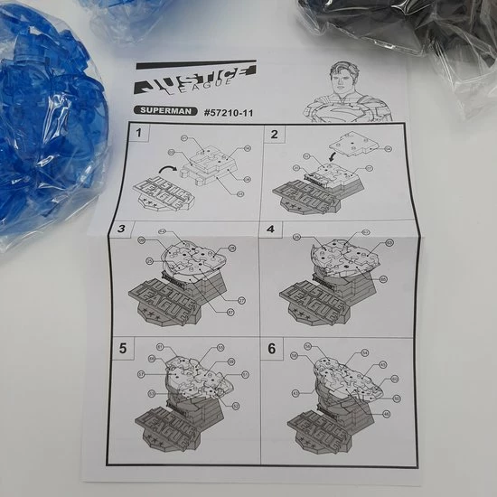 Happy Well DC COMICS - 3D Bust Puzzle - Superman (Cristal - 72 Puzzel Stukjes) 8 Happy Well DC COMICS - 3D Bust Puzzle - Superman (Cristal - 72 Puzzel Stukjes) - Afbeelding 8