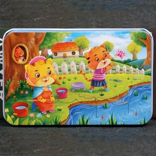 Merkloos Kinderpuzzel Katten - 60 Stukjes - 22.5x14 Cm - Schoencadeautje Sinterklaas 2 Merkloos Kinderpuzzel Katten - 60 Stukjes - 22.5x14 Cm - Schoencadeautje Sinterklaas - Afbeelding 2