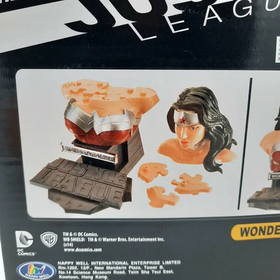 Happy Well DC Comics - 3D Puzzel - Wonder Woman - Justice League - Figuur - Beeld (Solid - 72 Puzzel Stukjes) 3 Happy Well DC Comics - 3D Puzzel - Wonder Woman - Justice League - Figuur - Beeld (Solid - 72 Puzzel Stukjes) - Afbeelding 3