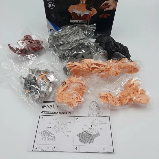 Happy Well DC Comics - 3D Puzzel - Wonder Woman - Justice League - Figuur - Beeld (Solid - 72 Puzzel Stukjes) 6 Happy Well DC Comics - 3D Puzzel - Wonder Woman - Justice League - Figuur - Beeld (Solid - 72 Puzzel Stukjes) - Afbeelding 6