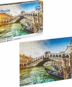 Grafix Puzzel 1000 Stukjes Volwassenen | Thema Venetië | Afmeting 50 X 70 CM | Legpuzzel