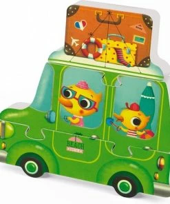 ✅ Janod Verticale Puzzel - Vakantie -Goedkope puzzels winkel 550x595