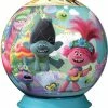 Ravensburger 3D Puzzel Trolls 2 World Tour Puzzelbal - 72 Stukjes