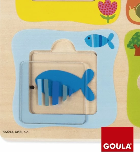 Goula Transparante Slangen Puzzel - Kinderpuzzel 2 Goula Transparante Slangen Puzzel - Kinderpuzzel - Afbeelding 2