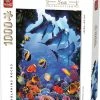 King Puzzel 1000 Stukjes (68 X 49 Cm) - Dolphins Rocks - Legpuzzel - Dolfijnen