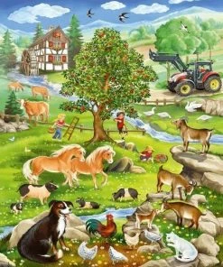 Schmidt Puzzel Boerderij, 3 X 48 Stukjes - Puzzel -Goedkope puzzels winkel 550x654