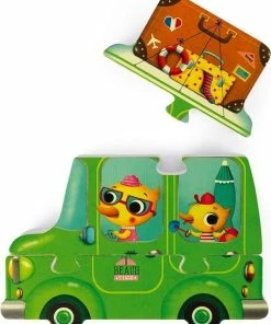 ✅ Janod Verticale Puzzel - Vakantie -Goedkope puzzels winkel 550x691