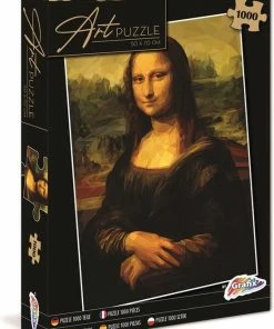 Grafix Puzzel 1000 Stukjes Volwassenen | Thema Mona Lisa | Puzzel | Formaat 50 X 70 CM | Schilderij Puzzel -Goedkope puzzels winkel 550x730