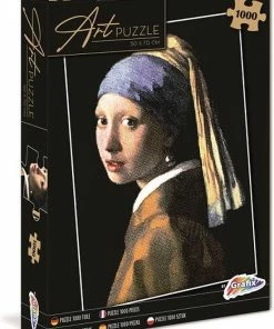 Grafix Puzzel 1000 Stukjes - Oude Meester - Meisje Met De Parel