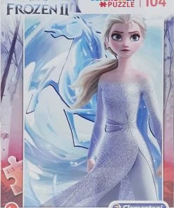 Clementoni Legpuzzel Supercolor Frozen 104 Stukjes -Goedkope puzzels winkel 550x740 1