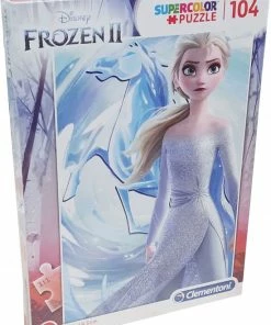 Clementoni Legpuzzel Supercolor Frozen 104 Stukjes -Goedkope puzzels winkel 550x746 2