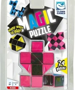 Clown Games Clown Magic Puzzle 3d 24 Dlg Roze