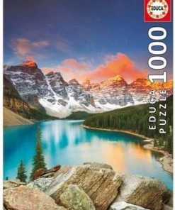 Educa Puzzel - Lake Moraine - Banff National Park Canada (1000) -Goedkope puzzels winkel 550x772 1