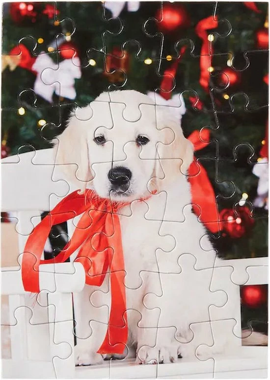 Merkloos Mini Kerstpuzzel - Groen / Multicolor - Karton - 15 X 21 Cm - Set Van 2 - 35 Stukjes - Assorti - Puzzel - Speelgoed - Cadeau 1 Merkloos Mini Kerstpuzzel - Groen / Multicolor - Karton - 15 X 21 Cm - Set Van 2 - 35 Stukjes - Assorti - Puzzel - Speelgoed - Cadeau