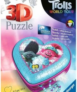 Ravensburger 3D Puzzel Hartendoosje Trolls 2 Word Tour - 54 Stukjes -Goedkope puzzels winkel 550x793 2