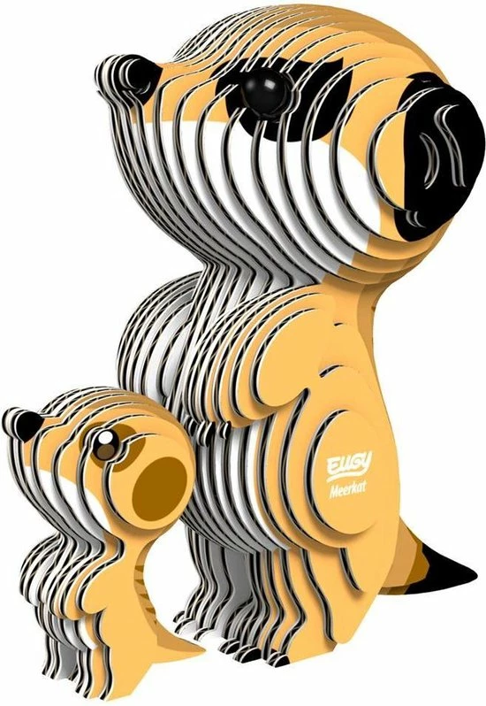 Eugy 3d-puzzel Meerkat 7 X 7,5 Cm Karton Oranje 45-delig 2 Eugy 3d-puzzel Meerkat 7 X 7,5 Cm Karton Oranje 45-delig - Afbeelding 2
