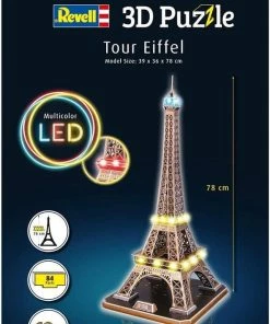 Revell 00150 Tour Eiffel Tower Paris - LED Edition 3D Puzzel 9 Revell 00150 Tour Eiffel Tower Paris - LED Edition 3D Puzzel -Goedkope puzzels winkel 550x830